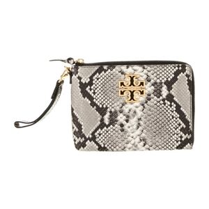 Tory Burch Britten Large Leather Zip Pouch Wristlet